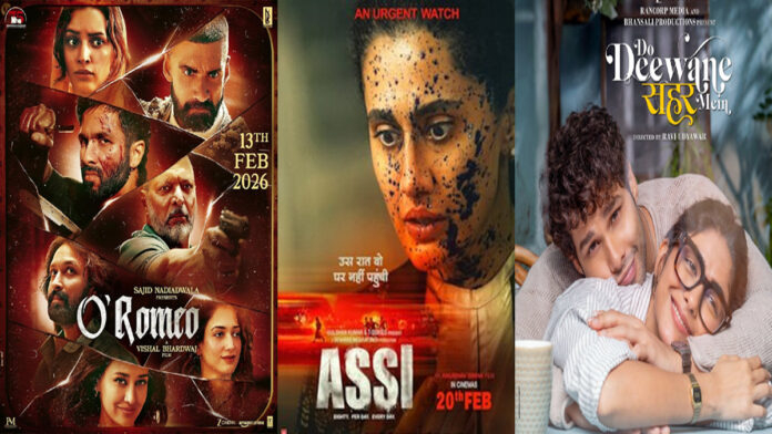 Bollywood box office report collage featuring latest film releases