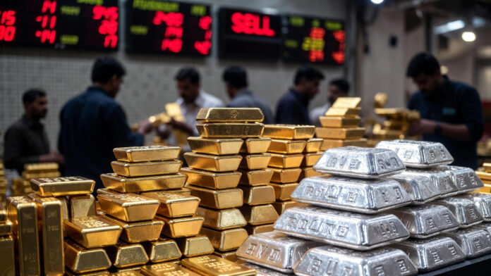 Gold and silver prices crash in Delhi bullion market amid global sell-off