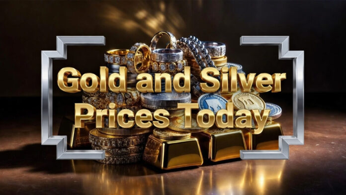 Gold and silver bullion bars representing rising precious metal prices