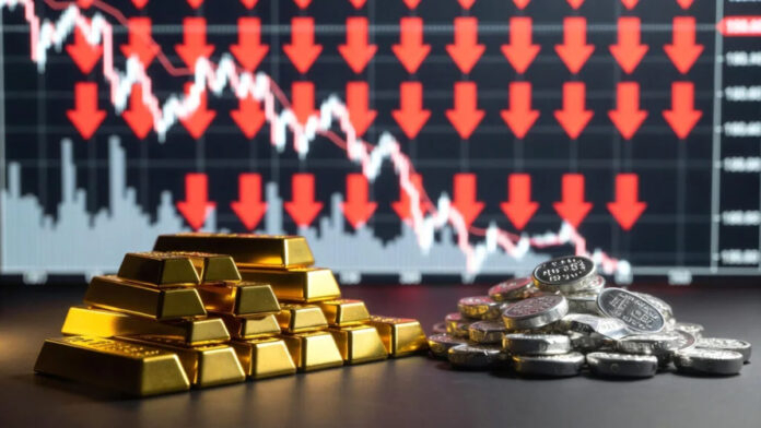 Gold and silver prices fall in India as bullion market sees sharp correction