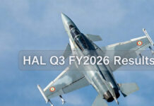 HAL Q3 Profit Soars 30% to ₹1,867 Crore; Declares ₹35 Per Share Interim Dividend HAL Tejas fighter jet in flight during strong Q3 FY2026 earnings announcement