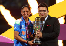 Harmanpreet Kaur Creates History, Becomes Most-Capped Player in Women’s International Cricket Harmanpreet Kaur celebrating milestone during international match