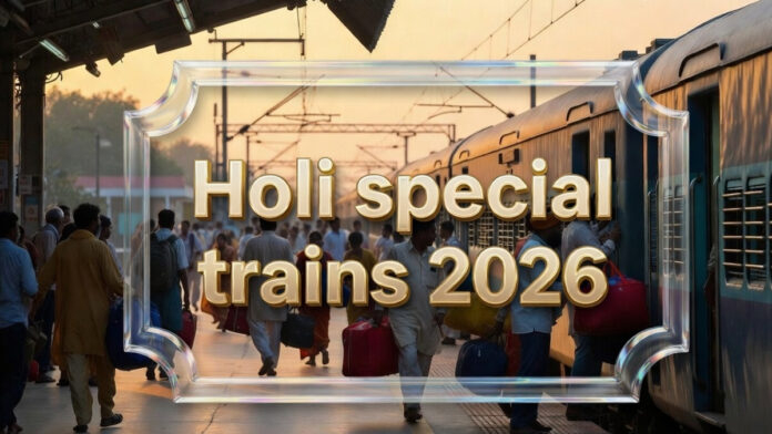 Indian Railways train ready to depart during festival rush