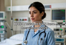 HPRCA Assistant Staff Nurse Recruitment 2026: 390 Posts Announced, Applications Open From February 12 Female nurse in hospital ward representing HPRCA Assistant Staff Nurse recruitment 2026