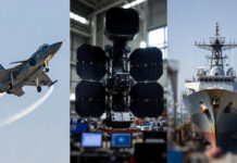 India Defense Stocks in Focus 2026: HAL, BEL, Mazagon Dock Lead Long-Term Investment Theme HAL Tejas fighter jet, BEL radar system, and Mazagon Dock warship construction highlighting India’s defense sector growth in 2026.