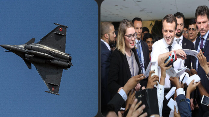 Rafale fighter jets amid talks on a major India–France defense deal