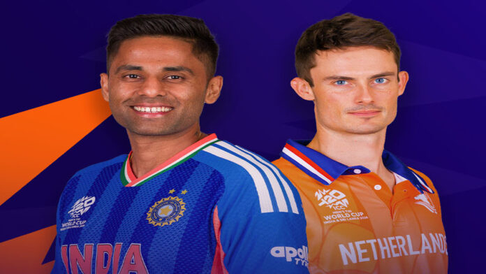 Indian cricket players discussing strategy during match