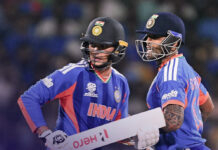 India Crush Zimbabwe by 72 Runs, NRR Boost Keeps T20 World Cup Semifinal Hopes Alive Ahead of West Indies Clash India players celebrate after 72-run win over Zimbabwe in T20 World Cup Super Eight match