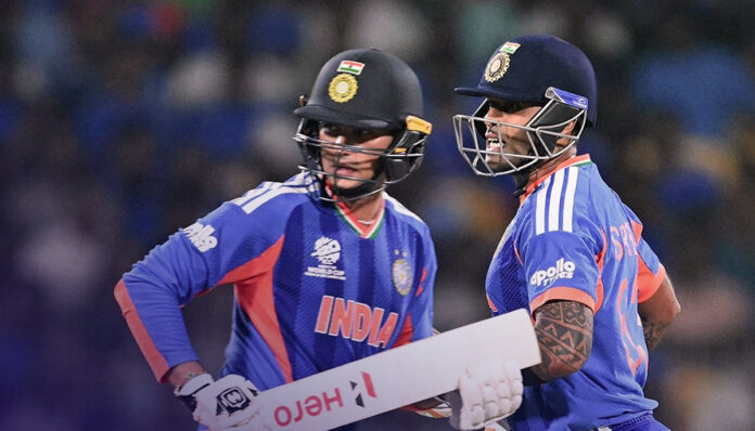 India players celebrate after 72-run win over Zimbabwe in T20 World Cup Super Eight match