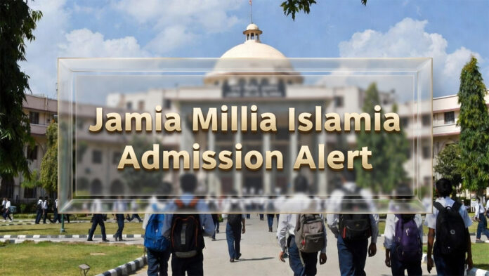 jmi-admission-2026-campus Jamia Millia Islamia campus view during admission season