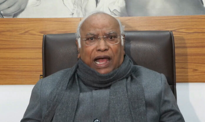 Mallikarjun Kharge speaking about India–US trade deal controversy