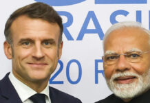 PM Modi Welcomes French President Macron to India for Strategic Talks, AI Summit, and Defense Deal Discussions Narendra Modi welcoming Emmanuel Macron during official India visit