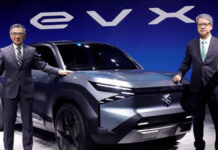 Maruti Suzuki e Vitara EV Set for April 2026 Deliveries, Claims Up to 550 km Range Maruti Suzuki e Vitara electric SUV 2026 exterior and interior digital cockpit view
