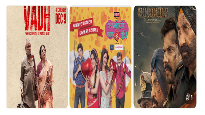 Bollywood box office Monday collection report featuring Border 2, Mardaani 3, Vadh 2 and Bhabhi Ji Ghar Par Hain