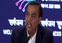 ₹10 Lakh Crore AI Push: Mukesh Ambani Reveals Mega Plan to Make AI Affordable for Every Indian Mukesh Ambani speaking at AI Impact Summit about India’s AI investment strategy