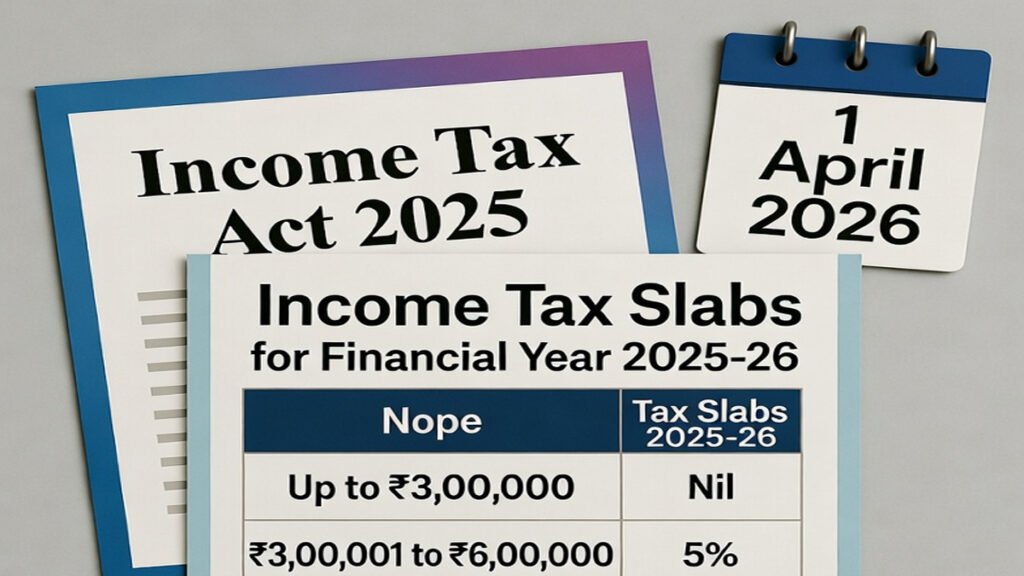 Income Tax Overhaul From April 2026: New Tax Act, Slabs, TDS Changes ...