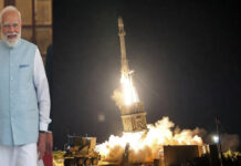 Israel Plans to Expand Defense Pact With India, Eyes Iron Dome Technology Sharing Ahead of Modi Visit PM Modi and Iron Dome missile defense system launching interceptor rocket during night operation