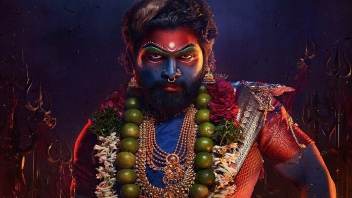 Allu Arjun as Pushpa Raj preparing for Pushpa 3 shooting in 2026
