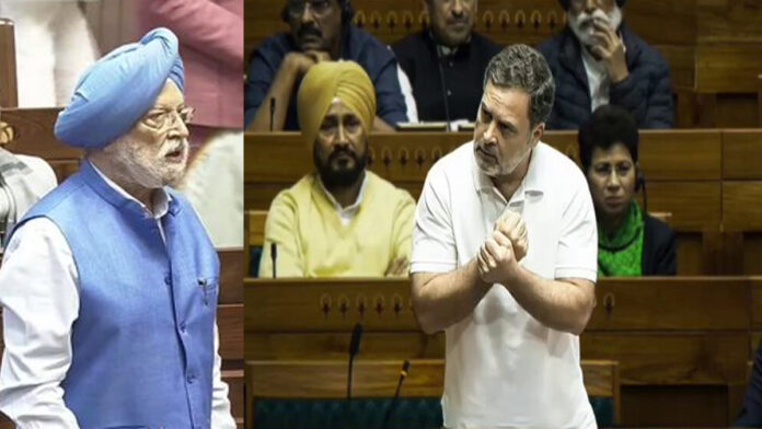 Lok Sabha session in New Delhi showing heated debate during budget discussion on February 11, 2026