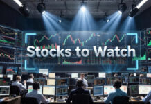 Stocks to Watch Feb 19: Dividend Picks, Breakout Shares & Key Trading Levels for Dalal Street Indian traders watching stock charts on screens