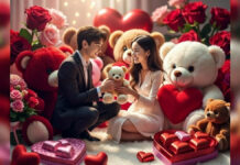 Teddy Day 2026: How Teddy Bear Colors & Sizes Express Love — Best Teddy to Gift + Romantic Messages to Send Teddy Day 2026 celebration with colorful teddy bears and romantic gifts