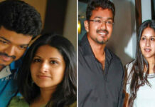 Thalapathy Vijay’s Wife Sangeetha Files for Divorce, Alleges Extramarital Affair in Court Petition Thalapathy Vijay and Sangeetha as divorce petition is filed in Tamil Nadu court
