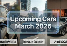 Upcoming Cars in March 2026: eVitara, New Duster, Audi SQ8 & More Set for India Launch Upcoming cars launching in India March 2026 including Maruti eVitara, Renault Duster and Audi SQ8.
