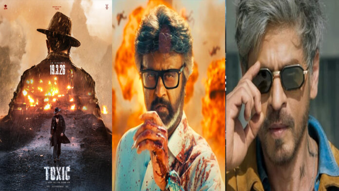 Collage of upcoming Indian films releasing in 2026 featuring major stars and movie posters Title: Upcoming Indian Movies 2026 Lineup