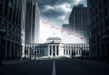 US Economy Slows Sharply: Q4 GDP Growth Drops to 1.4% as Shutdown Drag and Sticky Inflation Complicate Fed Outlook US economic district and Federal Reserve building representing GDP slowdown news