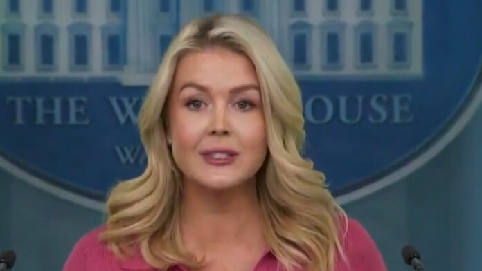 White House Press Secretary Karoline Leavitt speaks on Russia 2016 election claims
