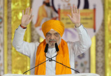 Amit Shah’s ‘Badlav Rally’ in Moga Set to Spark Major Political Momentum in Punjab, Says BJP Leader Sukhminderpal Singh Grewal Union Minister for Home Affairs and Cooperation, Amit Shah addressing the gathered congregation