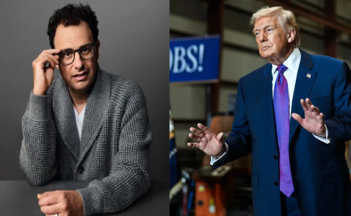 Anthropic CEO Dario Amodei and donald trump