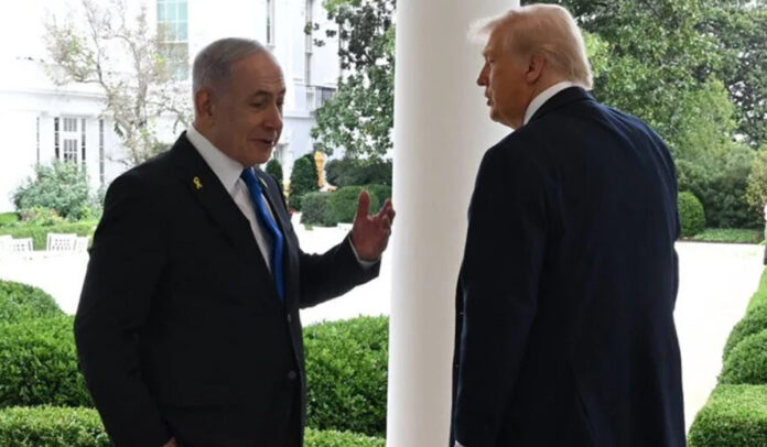Benjamin Netanyahu and Donald Trump