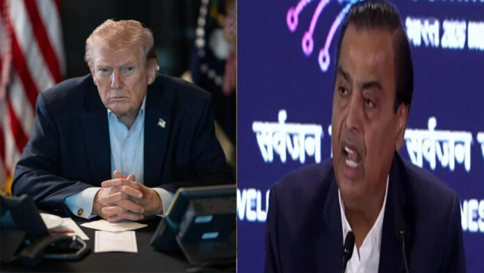 Donald Trump announces Mukesh ambani's Reliance Industries $300 billion investment for new US oil refinery