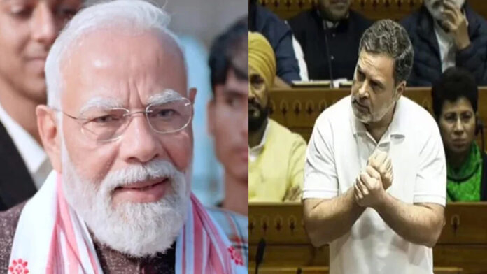 Narendra Modi and Rahul Gandhi