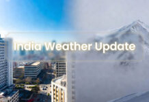 North India Weather Shift: Warm Days, Cool Nights Continue; Rain and Snow Likely in Some Regions Mixed weather in North India showing sunny plains and snow-covered mountains