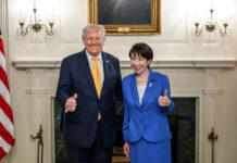 US Temporarily Eases Iran Oil Restrictions as Prices Surge Amid Ongoing Conflict President Donald Trump with Japanese Prime Minister Sanae Takaichi