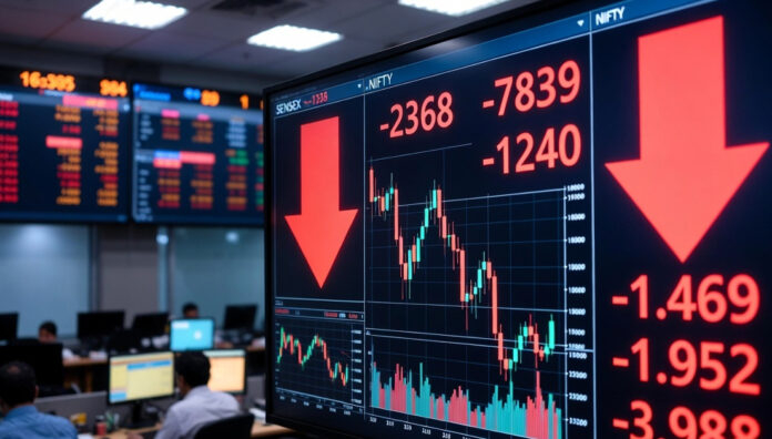 Sensex Falls 148 Points Nifty Below 23200 Stock Market Today