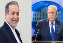 Iran Rejects Ceasefire Claim as Trump Accuses Tehran of Spreading ‘Fake News’ Amid Escalating West Asia Conflict Iran’s Foreign Minister Seyed Abbas Araghchi and the U.S. President Donald Trump