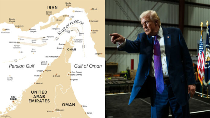 Trump Iran ultimatum Hormuz Strait oil tanker crisis global energy shipping route