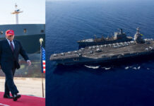US Sends Thousands of Marines, Warships to Middle East as Trump Signals Both Escalation and De-escalation US Marines warships Middle East deployment Iran conflict Strait of Hormuz military buildup