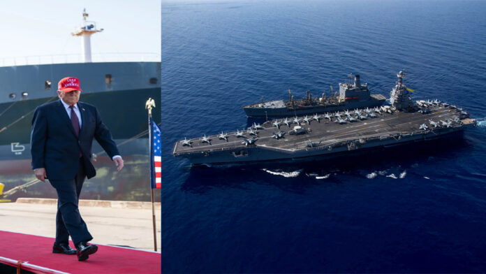 US Marines warships Middle East deployment Iran conflict Strait of Hormuz military buildup