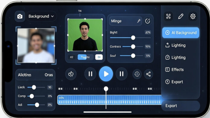 Apple iOS 19 AI video editing feature leak on iPhone interface