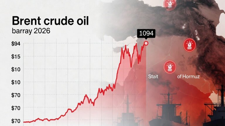 Brent Crude Oil Price Surges Above $94 Amid Middle East Conflict and ...