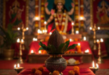 Chaitra Navratri 2026 Date Confusion: Will Ghatasthapana Be Performed on Dwitiya? Astrologer Pandit Ajay Kaushik Explains Chaitra Navratri 2026 Ghatasthapana ritual with Kalash and Durga idol during the Hindu New Year Vikram Samvat 2083.