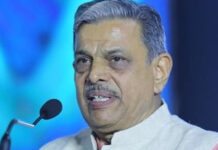 RSS Leader Dattatreya Hosabale Urges Social Unity on Sant Ravidas’ 650th Birth Anniversary RSS General Secretary Dattatreya Hosabale speaking at Akhil Bharatiya Pratinidhi Sabha in Samalkha Haryana