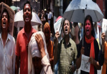 Delhi Heat Breaks 50-Year Record: Temperature Hits 35.7°C in Early March as IMD Warns of Rising Heat Hot sunny day in Delhi with people walking under strong sunlight during record March heat