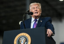 Trump Condemns Detroit Synagogue Attack, Says U.S. Military Action Against Iran Is ‘Effective’ Donald Trump speaking about Detroit synagogue attack and Iran military action during a public statement