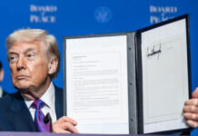 Trump Sends 15-Point Ceasefire Proposal to Iran via Pakistan as U.S. Boosts Troop Deployment in Middle East Donald Trump addressing media while announcing Iran ceasefire proposal and military strategy