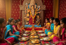 Durga Ashtami on March 26, Ram Navami on March 27: Kanya Pujan Timings & Rituals Kanya Pujan ritual on Durga Ashtami Navratri 2026